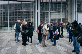 Rally In Support of Adele Haenel - Paris