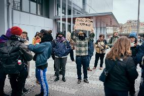 Rally In Support of Adele Haenel - Paris