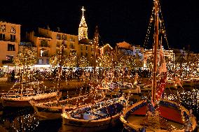 Christmas Lights In Sanary-sur-Mer