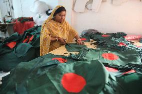 Flag Making For Victory Day - Bangladesh