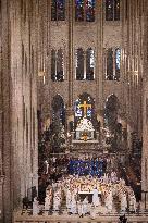 First Mass For The Public Notre-Dame Cathedral - Paris