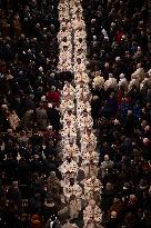 First Mass For The Public Notre-Dame Cathedral - Paris