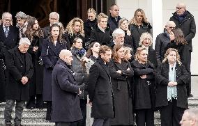 Funeral of Fernanda Biffi Casiraghi - Italy