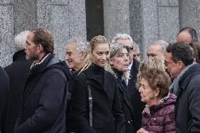 Funeral of Fernanda Biffi Casiraghi - Italy