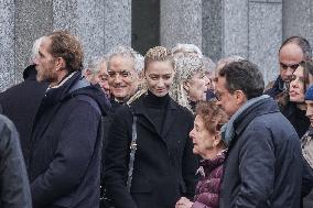 Funeral of Fernanda Biffi Casiraghi - Italy