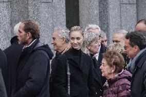 Funeral of Fernanda Biffi Casiraghi - Italy