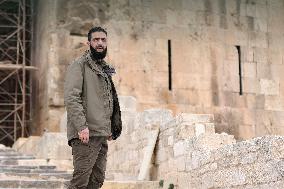 Syrian Leader Ahmed Al-Shara, or Abu Muhammad Al-Jolani - Damascus