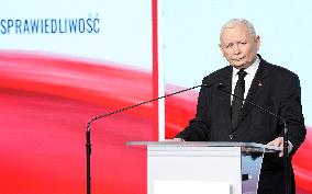 Jaroslaw Kaczynski Press Conference