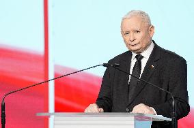 Jaroslaw Kaczynski Press Conference