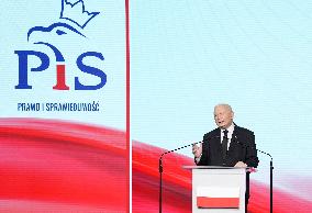 Jaroslaw Kaczynski Press Conference