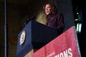 US Vice President Harris delivers remarks at the Tribal Nation’s Summit.