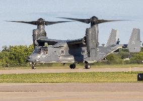 V22 Osprey At EAA Airventure Oshkosh 2022.