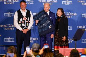 President Biden delivers remarks at the 2024 Tribal Nations Summit.