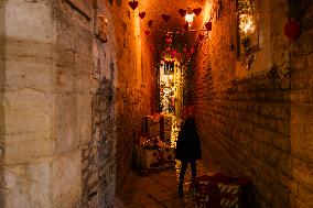 Christmas Lights And Decorations In Ruvo Di Puglia