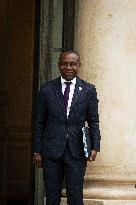 Emmanuel Macron Receives The President Of Guinea-Bissau Umaro Sissoco Embaló, At The Elysée Palace, In Paris