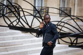 Emmanuel Macron Receives The President Of Guinea-Bissau Umaro Sissoco Embaló, At The Elysée Palace, In Paris