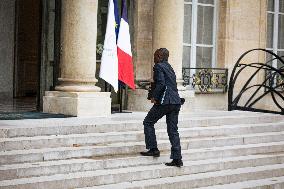 Emmanuel Macron Receives The President Of Guinea-Bissau Umaro Sissoco Embaló, At The Elysée Palace, In Paris