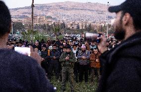 Celebrations Continue In Damascus After The Fall Of Assad Regime