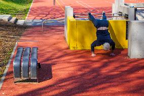 Outdoor Fitness Training In Munich