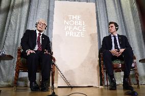 Nobel Peace Prize award ceremony