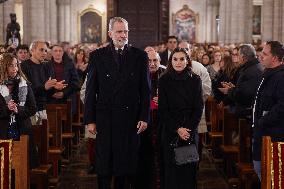 Royals Attend Mass Service For Victims Of Flooding - Valencia