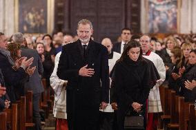 Royals Attend Mass Service For Victims Of Flooding - Valencia