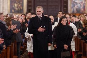 Royals Attend Mass Service For Victims Of Flooding - Valencia