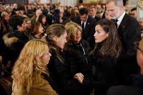 Royals Attend Mass Service For Victims Of Flooding - Valencia