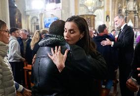 Royals Attend Mass Service For Victims Of Flooding - Valencia