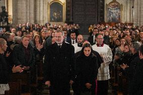 Royals Attend Mass Service For Victims Of Flooding - Valencia