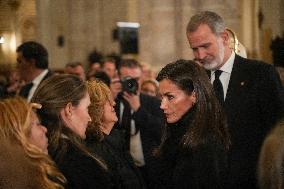 Royals Attend Mass Service For Victims Of Flooding - Valencia