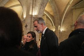 Royals Attend Mass Service For Victims Of Flooding - Valencia