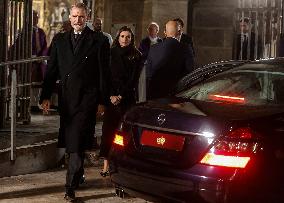 Royals Attend Mass Service For Victims Of Flooding - Valencia