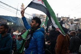 Syrians Celebrate Assad Fall - Beirut