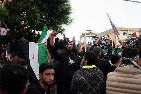 Syrians Celebrate Assad Fall - Beirut