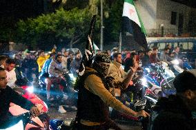 Syrians Celebrate Assad Fall - Beirut