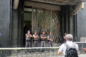 Demonstration In Sao Paulo Against Police Abuse