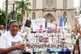 Demonstration In Sao Paulo Against Police Abuse