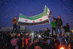 Syrians Celebrate The Fall Of The Assad Regime In Damascus