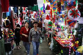 Christmas Market In Downtown Tlalpan, Mexico City