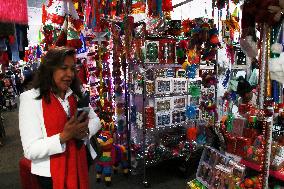 Christmas Market In Downtown Tlalpan, Mexico City