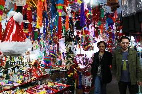 Christmas Market In Downtown Tlalpan, Mexico City