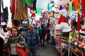 Christmas Market In Downtown Tlalpan, Mexico City