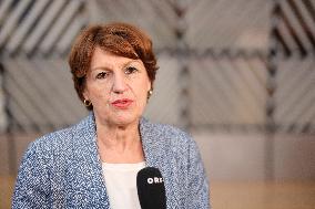 Annie Genevard At EU Council Headquarters - Brussels