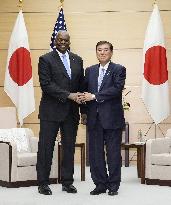 Japan PM Ishiba meets U.S. defense chief Austin