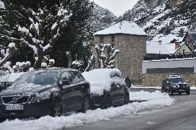 Snowfalls In Spain