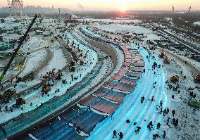 Construction Site of The Harbin Ice-Snow World - Harbin