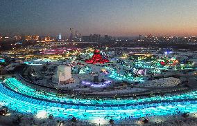 Construction Site of The Harbin Ice-Snow World - Harbin