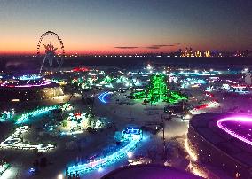 Construction Site of The Harbin Ice-Snow World - Harbin