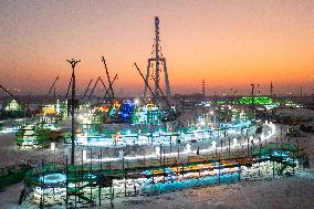 Construction Site of The Harbin Ice-Snow World - Harbin